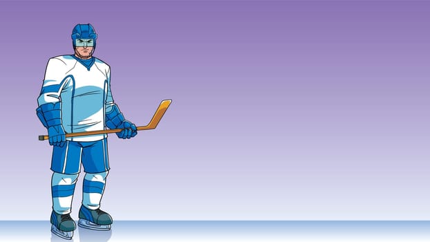 Hockey Player Background
