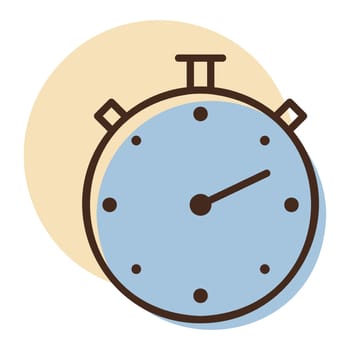 Stopwatch or stop watch timer vector icon