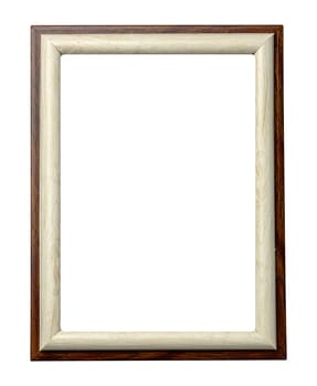 Brown wooden frame for paintings and photos
