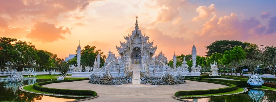 White Temple Chiang Rai Thailand, Wat Rong Khun, Northern Thailand.