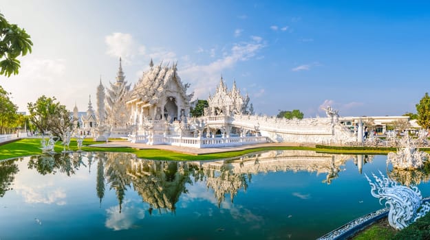 White Temple Chiang Rai Thailand, Wat Rong Khun, Northern Thailand.