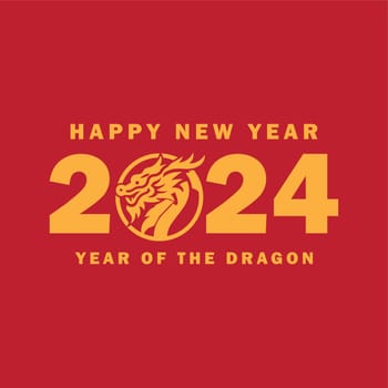 Happy New year 2024, Year of the dragon