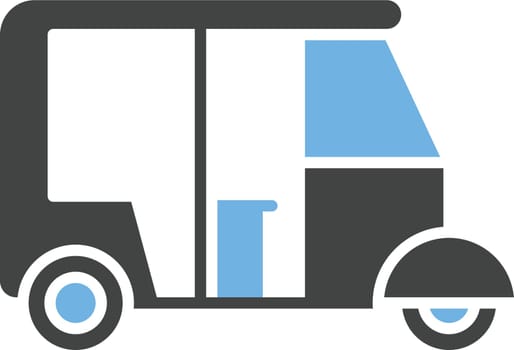Auto Rickshaw icon vector image.