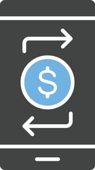 Funds Transfer icon vector image.