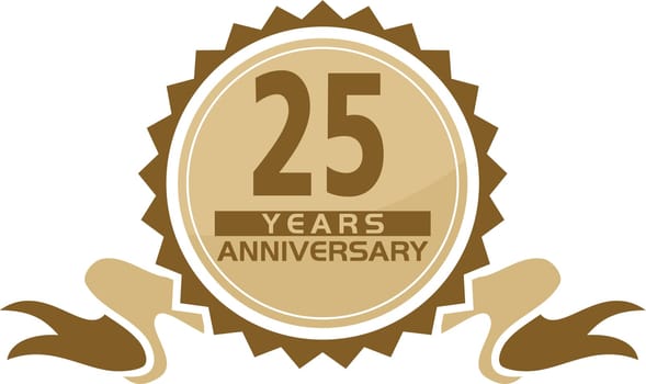 25 Years Ribbon Anniversary
