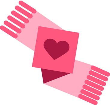 Lover Cozy Scarf Valentine Pink Icon