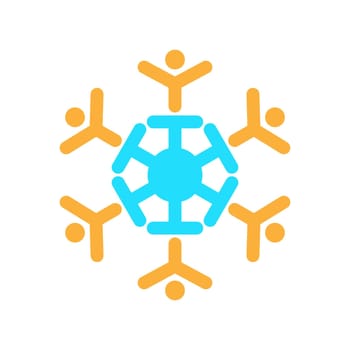 Snowflake logo icon