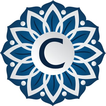 Flower Elegant icon Initial C