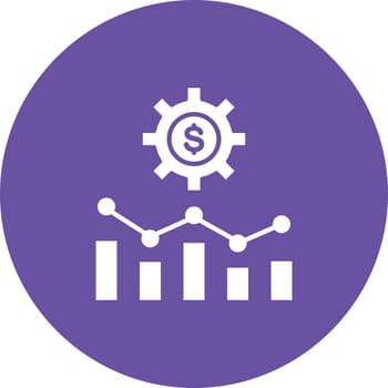 Cost Management icon vector image.