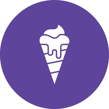 Icecream cone icon vector image.