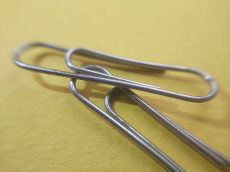 Paper clips and pins for the stationery