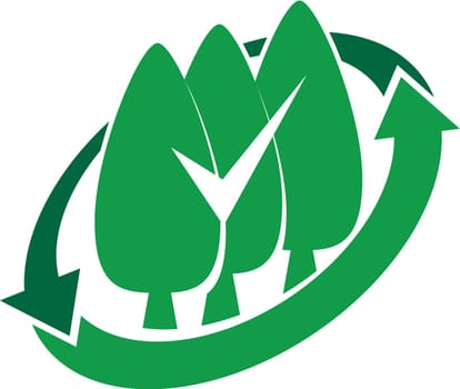 Landscaping Care taking Logo Design Template Vector