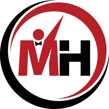 Letter MH Business Success