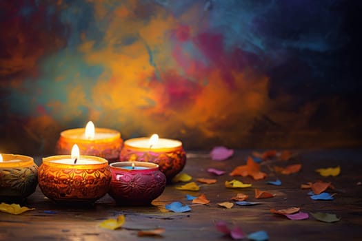 Happy Diwali Celebration concept background
