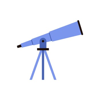 Telescope, observatory spyglass with glass lens for space discovery