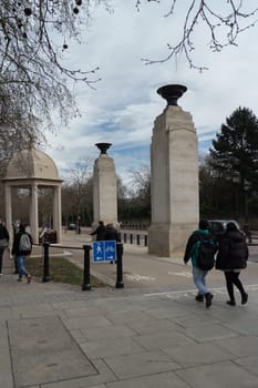 Commonwelth Memorial Gates in The Green Park