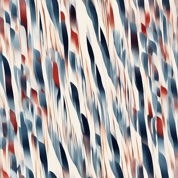 Abstract Painting With Red, White, and Blue Colors. Generative AI.
