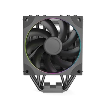 Front view of CPU air cooler