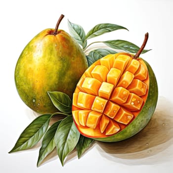 Watercolor fruit clipart