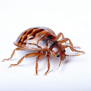 bed bugs isolated created with Generative AI technology.