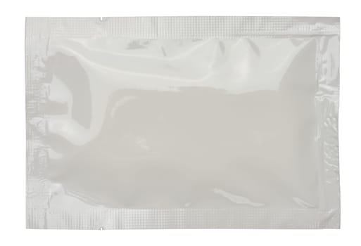 Cellophane rectangular white sachet for wet wipes, sugar and spices 