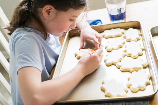 Little Girl Spells 'Sorry' on Iced Sugar Cookies