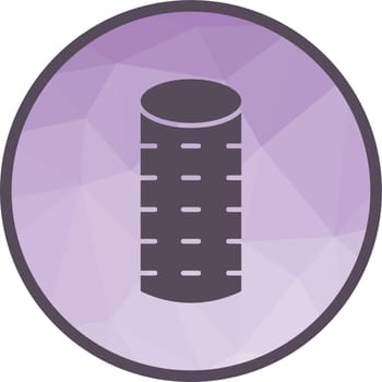 Rollers icon vector image.