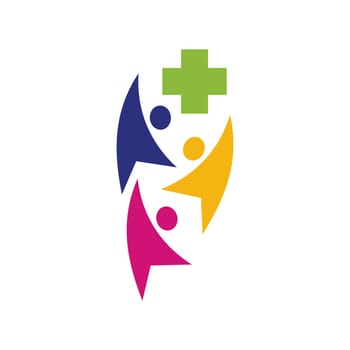 Cross Health Care Medical Logo Icon Symbol Emblem