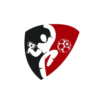 Soccer Football Badge Logo Design Templates Sport Vector 