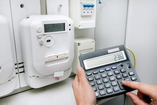 Electric meter, rising electricity prices