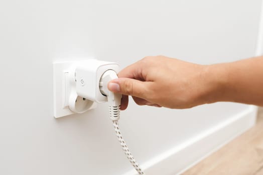 Smart plug into the socket. Electricity expenses