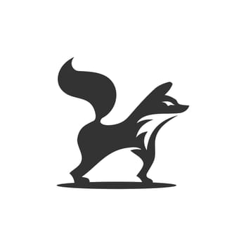 Fox Stand Icon Illustration Brand Identity