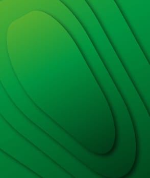 Abstract wavy texture on green background, copy space