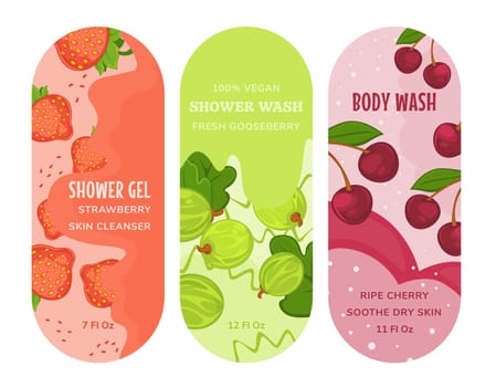 Shower gel and body wash with organic ingredients