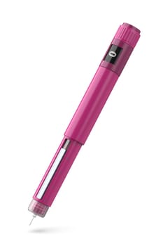 Purple insulin injector pen
