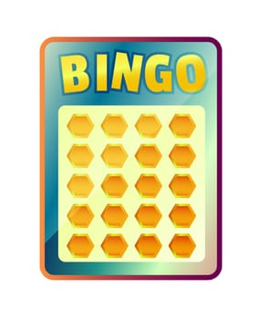 a Classic Bingo Game Board