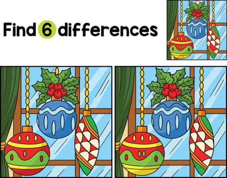 Christmas Ornament Find The Differences