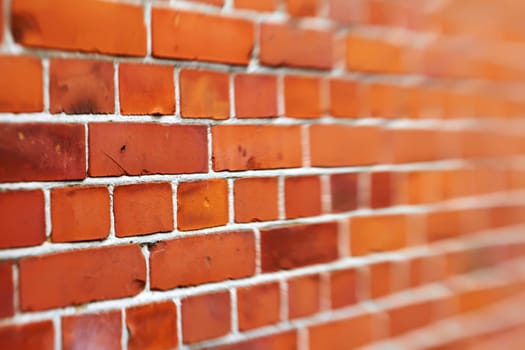 Zoom, stone and brick wall for concrete building or structural material for architecture, texture and surface. Red, masonry and clay or cement to hold or plaster together for construction and design.