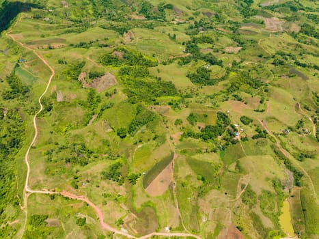 Farmland in the Philippines.