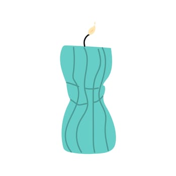 Trendy candle, hand made concept