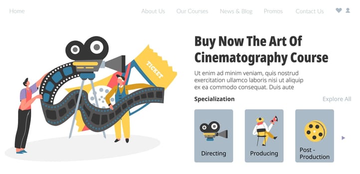 Buy now art of cinematography course, directing