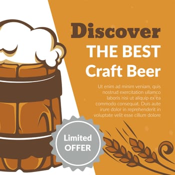 Discover best craft beer, limited offer banner
