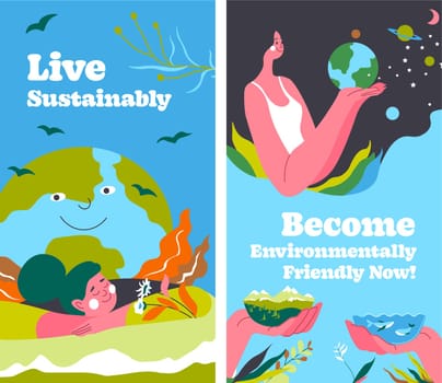 Live sustainable, become environmentally friendly