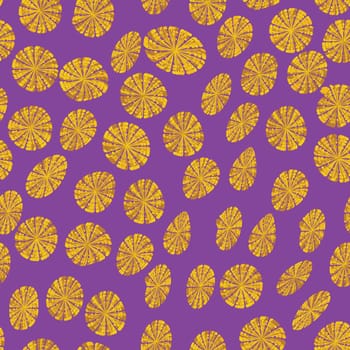 Mimosa flowers seamless pattern