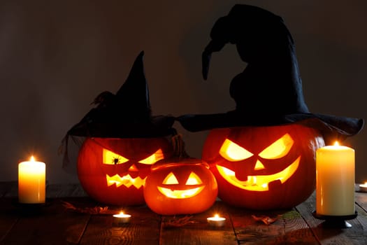 Halloween pumpkin lanterns