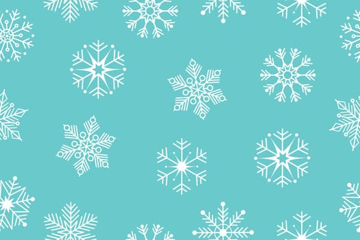 Seamless vector pattern with snowflakes. vector background. Christmas background