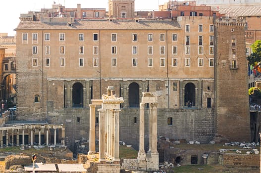 Facade of the Tabularium in the Roman Forum