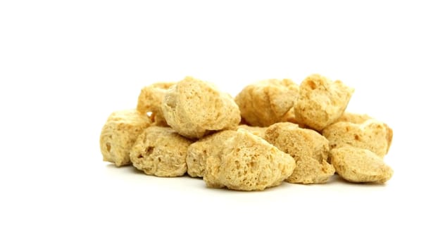 Pile of Textured Soy Protein