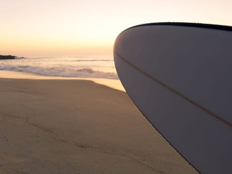 Surfboard nose shape