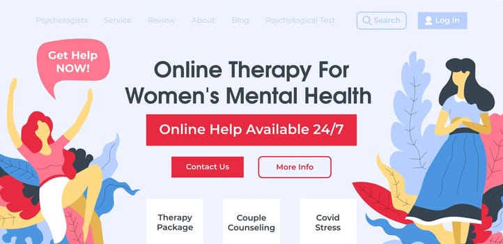 Online therapy for women mental health assistance